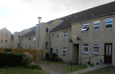 Front view of block