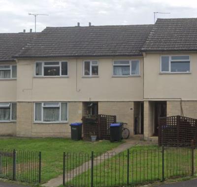 Front view of flats