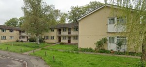 Front view of block of flats